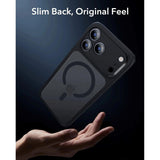 iPhone 17 Pro ESR Classic Hybrid Cover m. Indbygget Camera Control Knap - MagSafe Kompatibel - Mat Sort