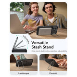 ESR iPhone 17 Pro Max Classic Hybrid Stash Cover m. Kickstand - MagSafe Kompatibel - Mat Sort