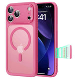 iPhone 17 Pro ESR Classic Hybrid Cover m. Indbygget Camera Control Knap - MagSafe Kompatibel - Mat Lyserød