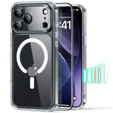 iPhone 17 Pro Max ESR Classic Hybrid Sæt m. Bagside Cover & Hærdet Skærmglas - MagSafe Kompatibel - Gennemsigtig