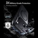 ESR iPhone 18 Pro Max / 17 Pro Max Classic Hybrid Cover - MagSafe Kompatibel - Sort
