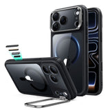ESR iPhone 18 Pro / 17 Pro Classic Hybrid Kickstand Mobil Cover - MagSafe Kompatibel - Sort