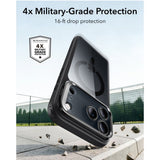 ESR iPhone 18 Pro / 17 Pro Classic Hybrid Kickstand Mobil Cover - MagSafe Kompatibel - Sort