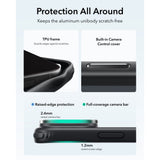 ESR iPhone 18 Pro / 17 Pro Classic Hybrid Kickstand Mobil Cover - MagSafe Kompatibel - Sort