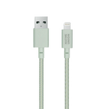 Native Union Belt Kabel USB-A til Lightning m. Læderspænde 1.2 meter - Sage