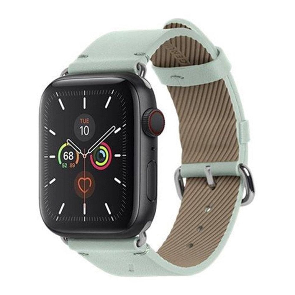 Apple Watch (42/44/SE/45/46/49mm) Native Union Classic Ægte Læder Rem - Grøn