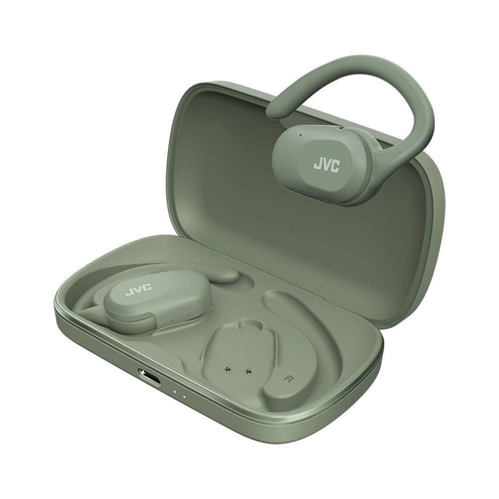 JVC Nearphones HA-NP40T True Wireless Open-Ear Headset - Grøn