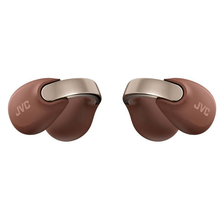 JVC Nearphones HA-NP1T True Wireless Cuff Headset - Open-Ear - Brun