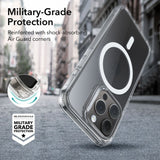 iPhone 15 Pro ESR Classic Hybrid Halolock Bagside Cover - MagSafe Kompatibel - Gennemsigtig