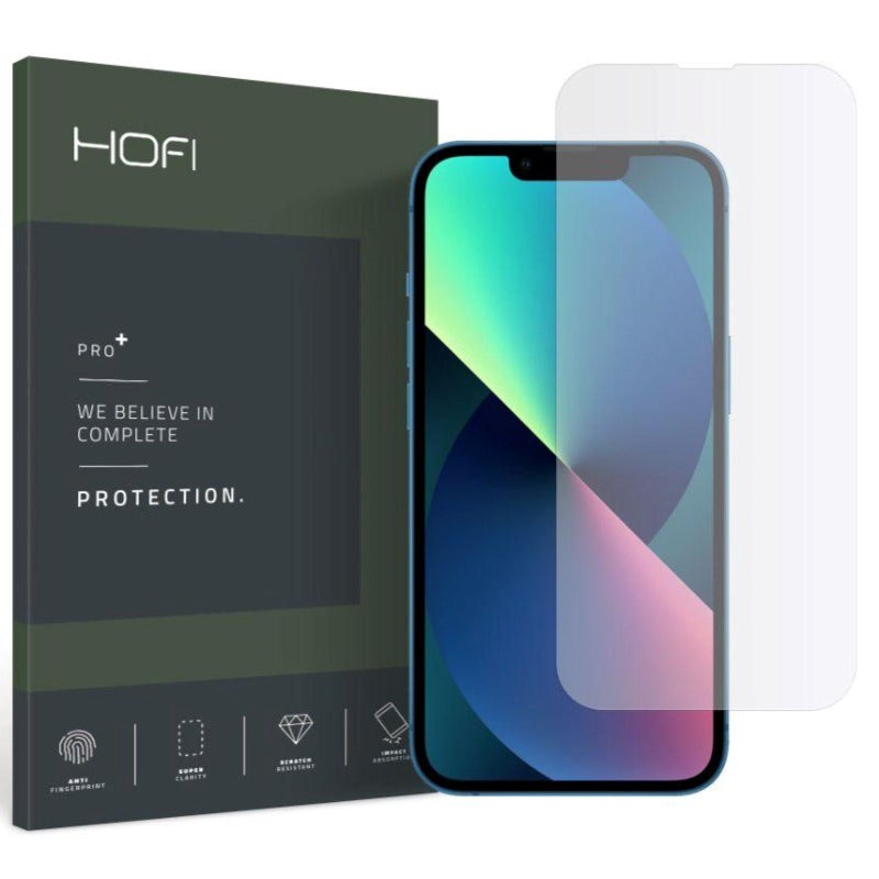 Hofi Hybrid Pro+ iPhone 13 Pro Max Skærmbeskyttelse - Case Friendly - Gennemsigtigt