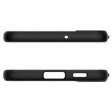 Samsung Galaxy S22 Spigen Liquid Air Bagside Cover - Sort