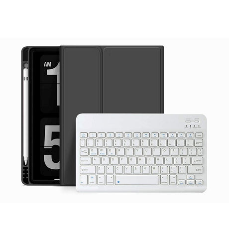 iPad Air 10.9-11" (2024-2020) Tech-Protect Keyboard Cover m. Pencil Holder - Engelsk Layout - Sort