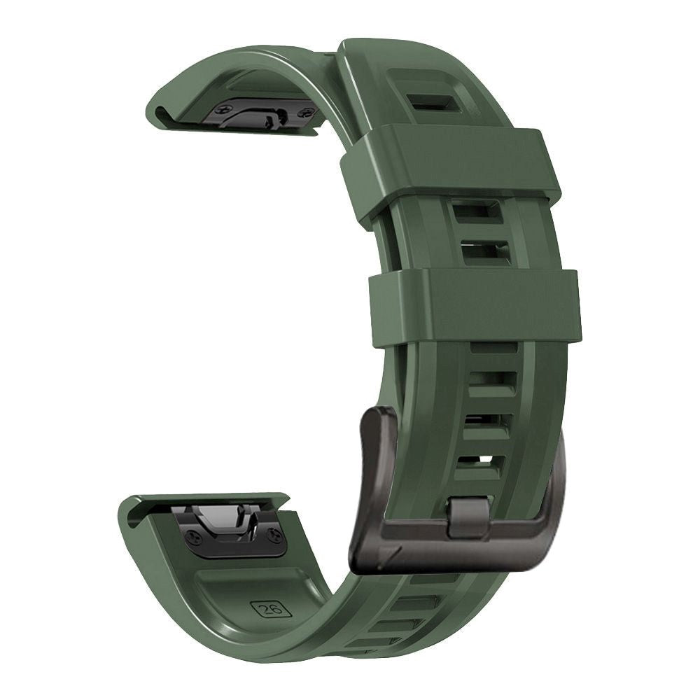 Universal Garmin 26mm QuickFit Tech-Protect Icon Band Rem - Mørkegrøn