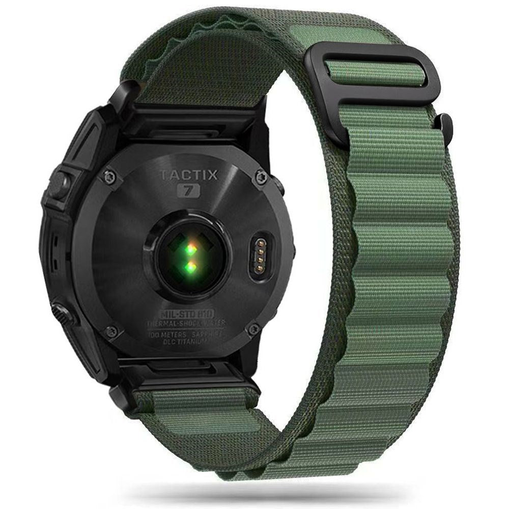 Universal Garmin 26mm QuickFit Tech-Protect Nylon Pro Rem - Grøn