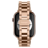 Apple Watch (38/40/SE/41/42mm) Spigen Modern Fit Band - Rustfri Stål Rem inkl. Stifter - Rose Gold