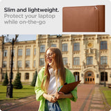 Spigen Valentinus Kunstlæder Sleeve til MacBook / Laptop 13-14" (36 x 25 x 2 cm) - Classic Brown