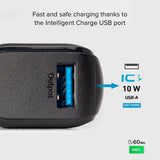 SBS NanoTube Powerbank 10W m. USB-A & USB-C - 5.000 mAh - Sort (DEMO)