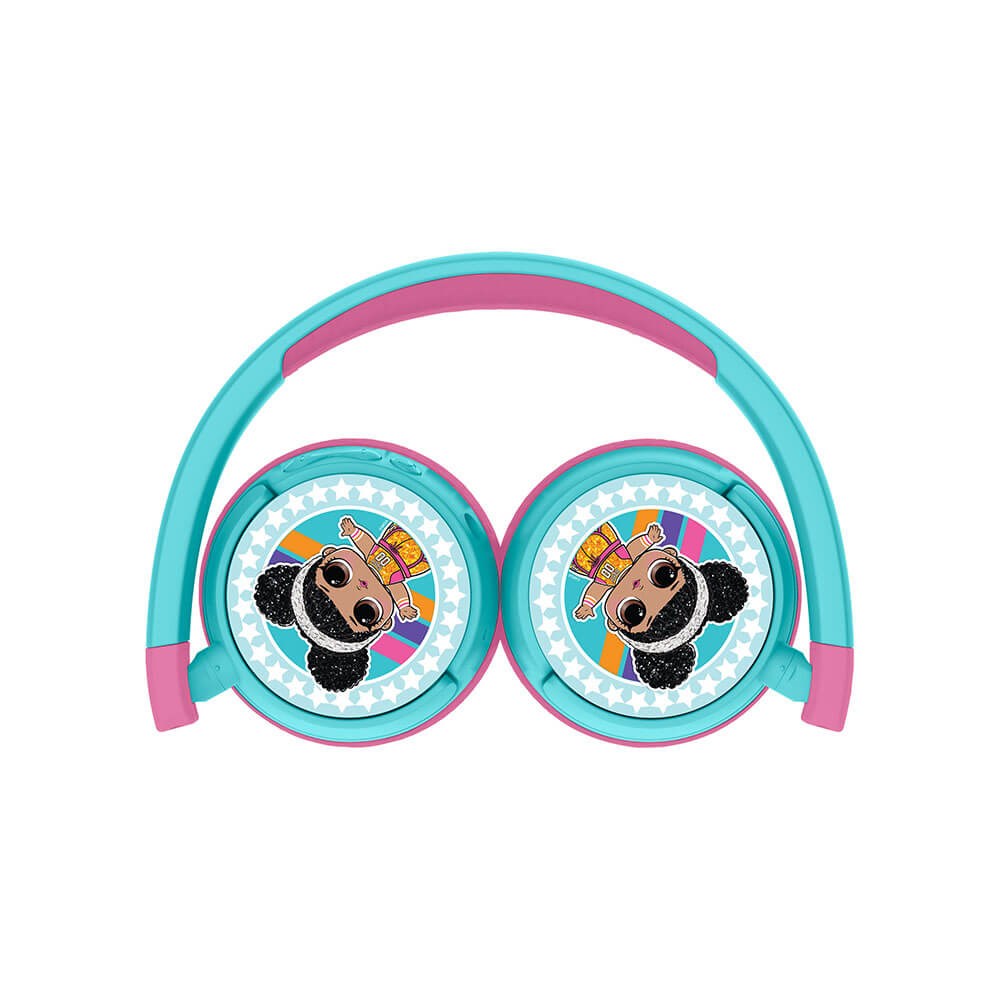 Trådløst Børne On-Ear Headset Max. 95dB - 3-7 År - L.O.L. Surprise - Lyserød / Turkis