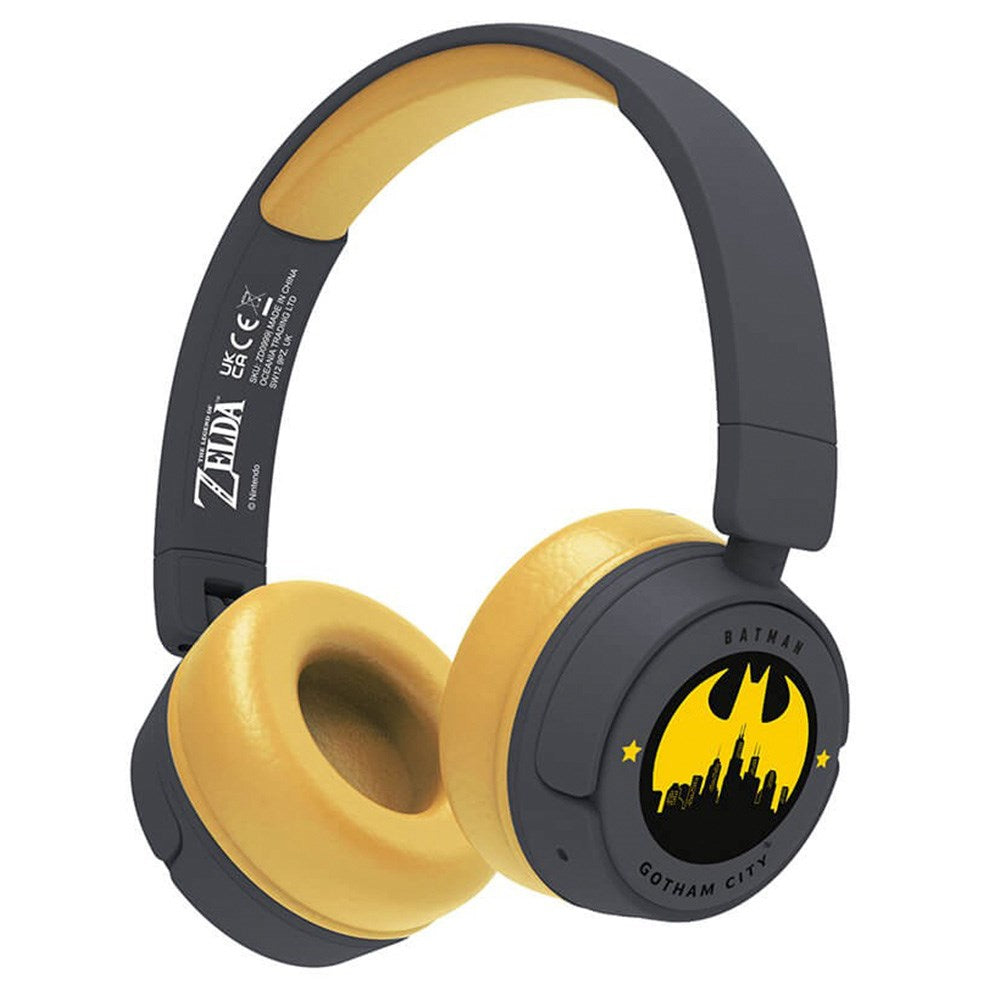 Trådløst Børne On-Ear Headset Max. 95dB - 3-7 År - Batman - Sort / Gul