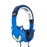 SONIC the Hedgehog OTL On-Ear Børne Headset m. 3D Ører - Max. 85dB - Blå