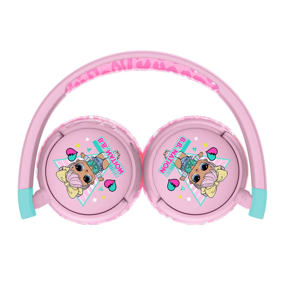 OTL L.O.L. Surprise On-Ear Bluetooth Headset til Børn - Lyserød / Blå