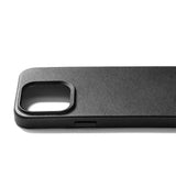 Mujjo iPhone 15 Pro Leather Cover - MagSafe Kompatibel - Sort