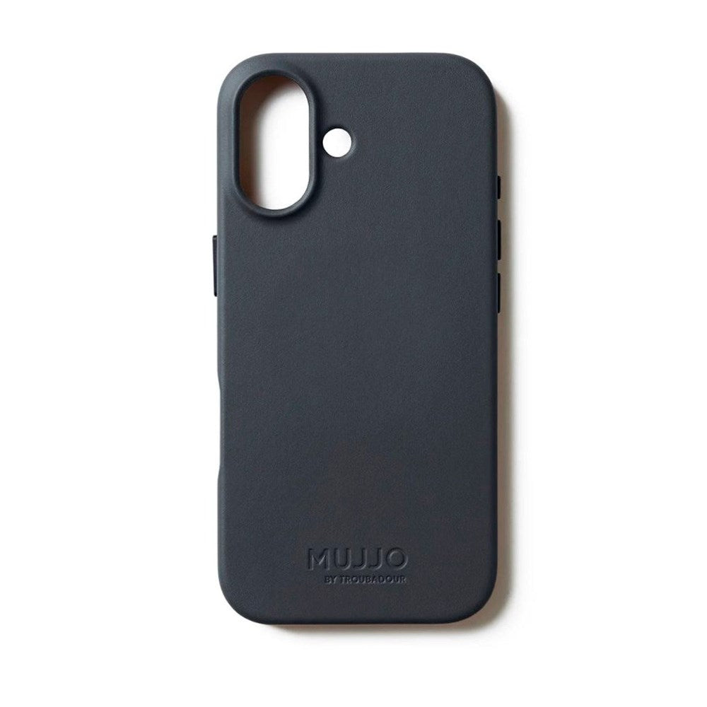iPhone 17 Mujjo Leather Cover - MagSafe Kompatibel - Basalt