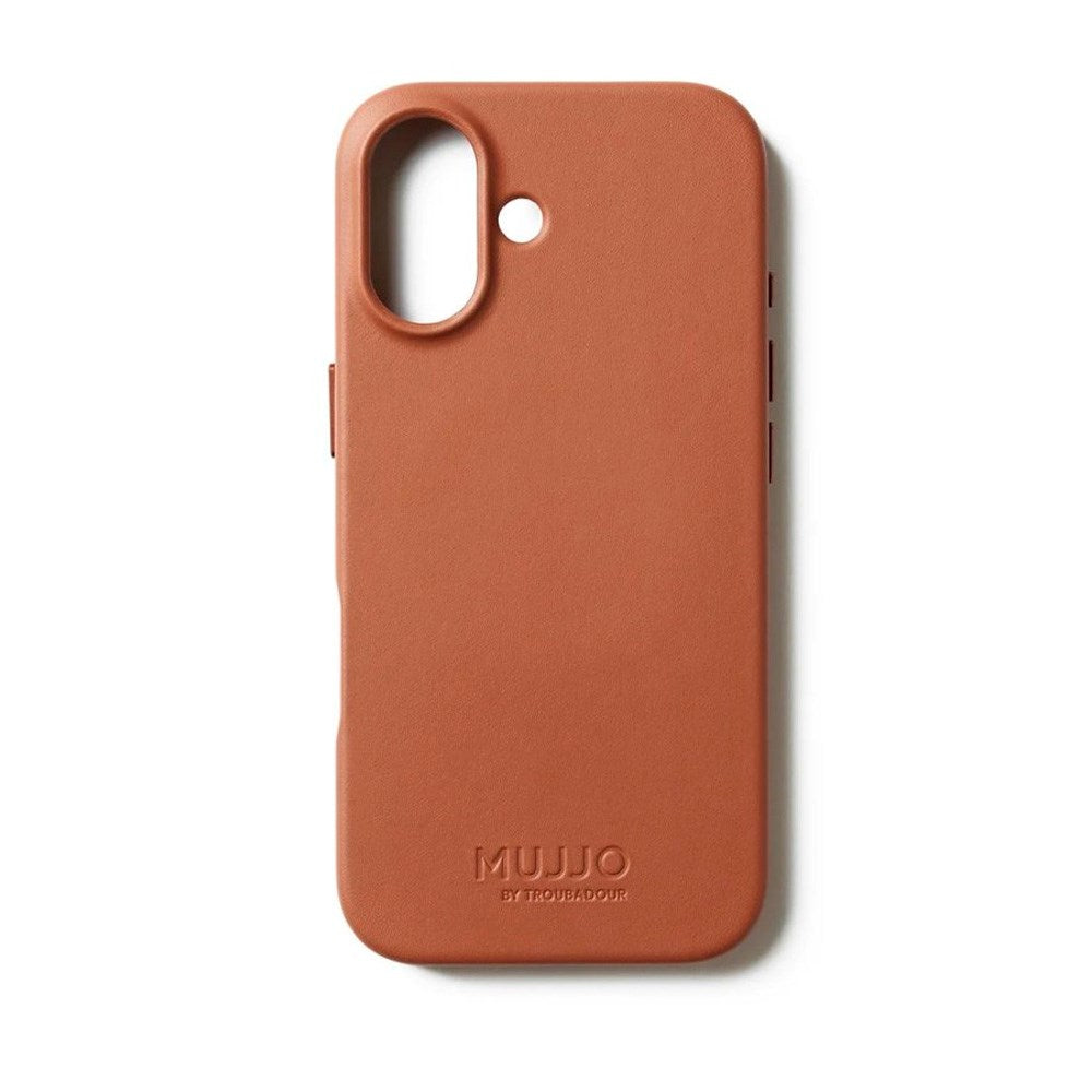iPhone 17 Mujjo Leather Cover - MagSafe Kompatibel - Tan