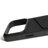 iPhone 17 Pro Mujjo Wallet Leather Cover - MagSafe Kompatibel - Black