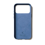 iPhone 17 Pro Max Mujjo Leather Cover - MagSafe Kompatibel - Monaco Blue
