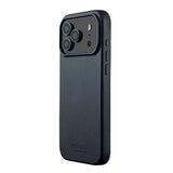 iPhone 17 Pro Max Mujjo Leather Cover - MagSafe Kompatibel - Basalt