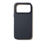 iPhone 17 Pro Mujjo Leather Cover - MagSafe Kompatibel - Basalt