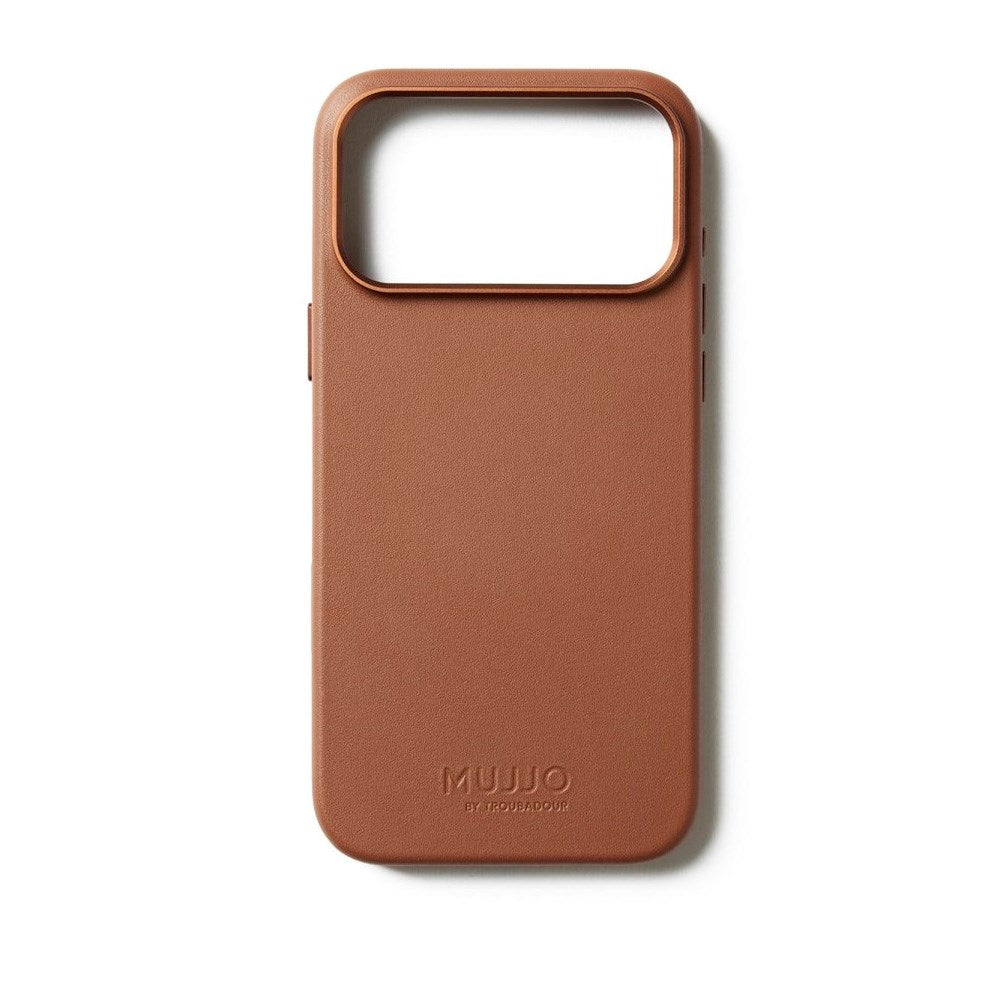 iPhone 17 Pro Mujjo Leather Cover - MagSafe Kompatibel - Tan
