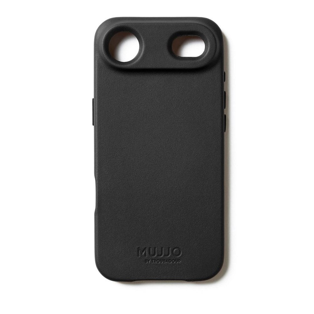 iPhone Air Mujjo Leather Cover - MagSafe Kompatibel - Black