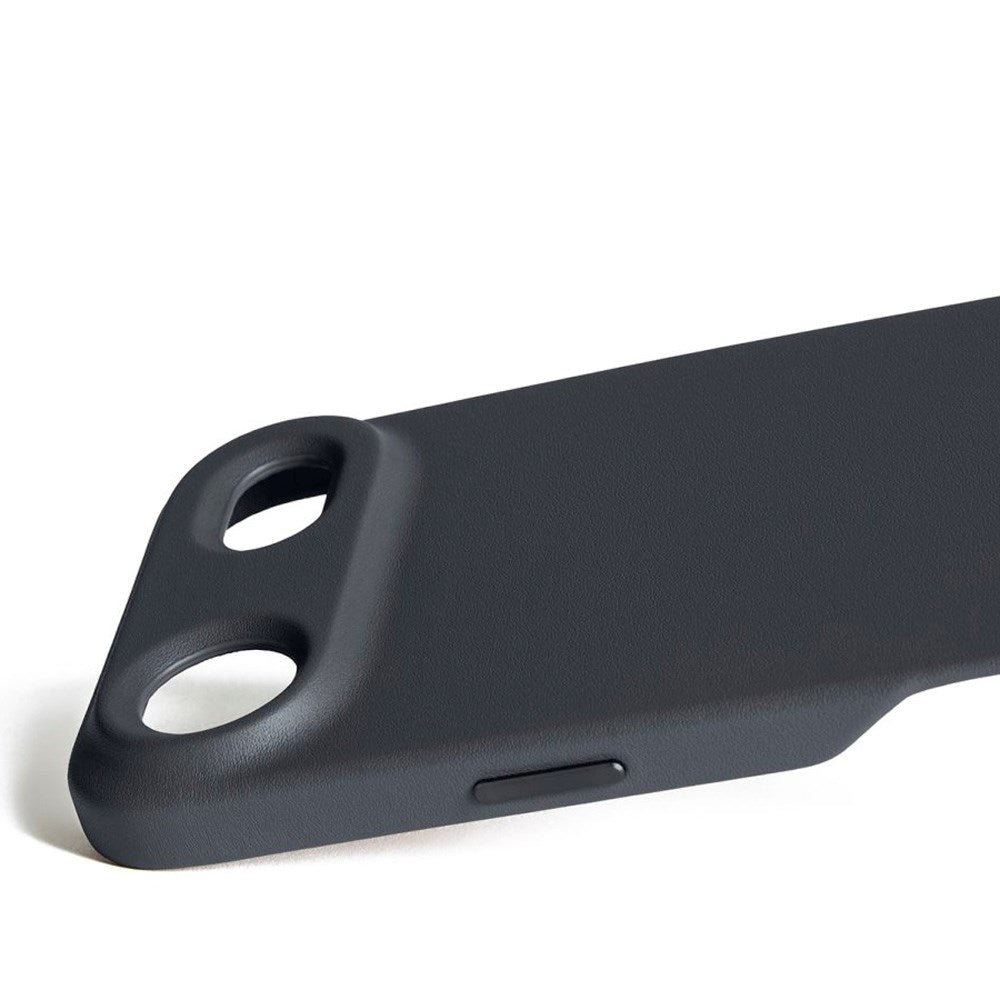 iPhone Air Mujjo Leather Cover - MagSafe Kompatibel - Basalt