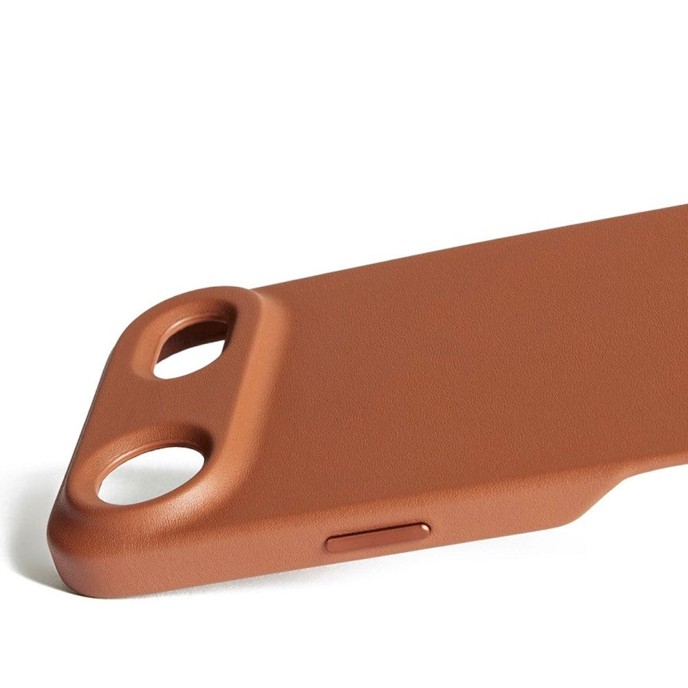 iPhone Air Mujjo Leather Cover - MagSafe Kompatibel - Tan