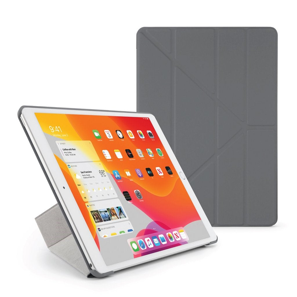 iPad 10.2" (2021 / 2020 / 2019) Cover - Pipetto Origami Case - Grå