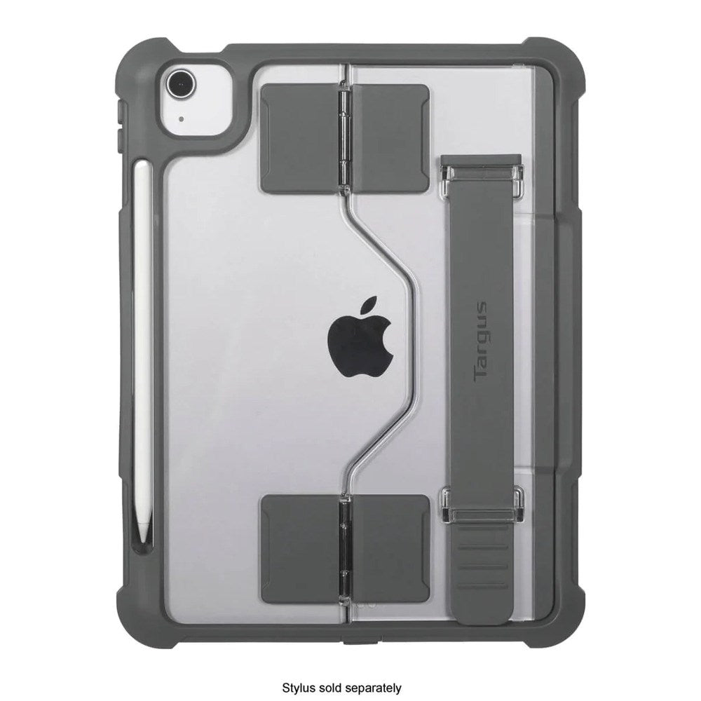 Targus iPad Air 11" (2026 / 2025 / 2024) / iPad Air (2022 / 2020) / iPad Pro 11" (2022 / 2021 / 2020 / 2018) Håndværker Tablet Cover m. Ståfunktion og Skærmbeskyttelse - Grå / Gennemsigtig