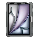 Targus iPad Air 11" (2026 / 2025 / 2024) / iPad Air (2022 / 2020) / iPad Pro 11" (2022 / 2021 / 2020 / 2018) Håndværker Tablet Cover m. Ståfunktion og Skærmbeskyttelse - Grå / Gennemsigtig