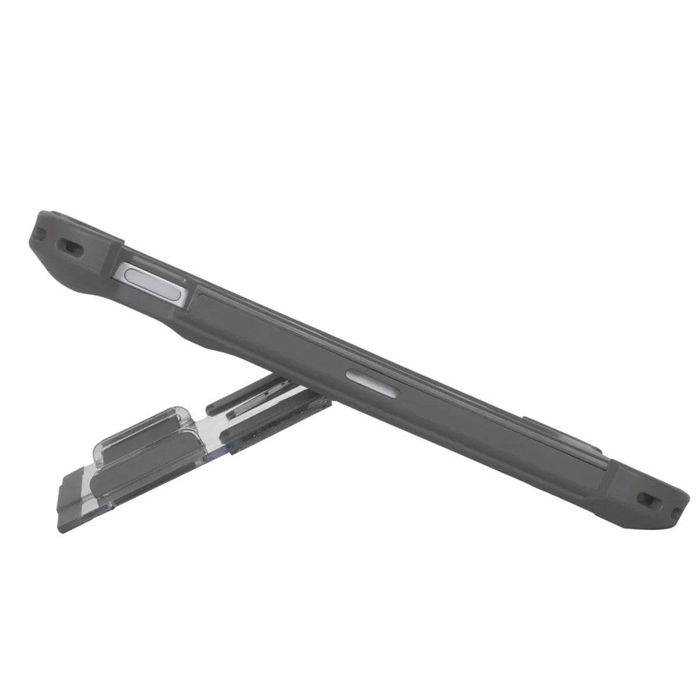 Targus iPad Air 11" (2026 / 2025 / 2024) / iPad Air (2022 / 2020) / iPad Pro 11" (2022 / 2021 / 2020 / 2018) Håndværker Tablet Cover m. Ståfunktion og Skærmbeskyttelse - Grå / Gennemsigtig