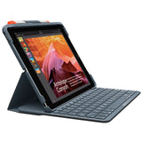 Logitech iPad 10.2" (2021 / 2020 / 2019) Slim Folio Keyboard (Dansk Keyboard m. Cover) - Graphite