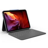 Logitech iPad 10.9" (2022) Rugged Folio Keyboard (Dansk Tastatur m. Cover) - Oxford Grey