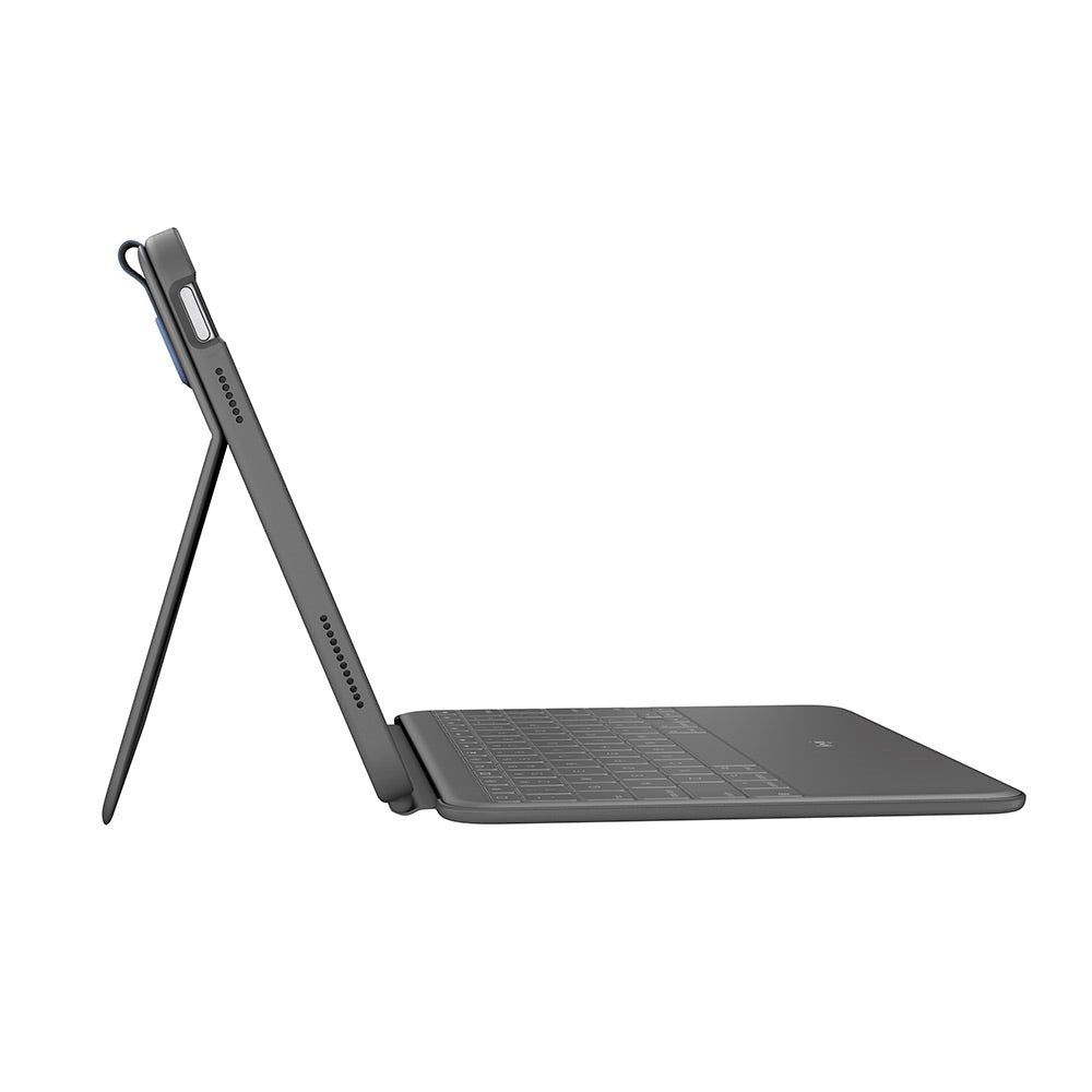 Logitech iPad 10.9" (2022) Rugged Folio Keyboard (Dansk Tastatur m. Cover) - Oxford Grey