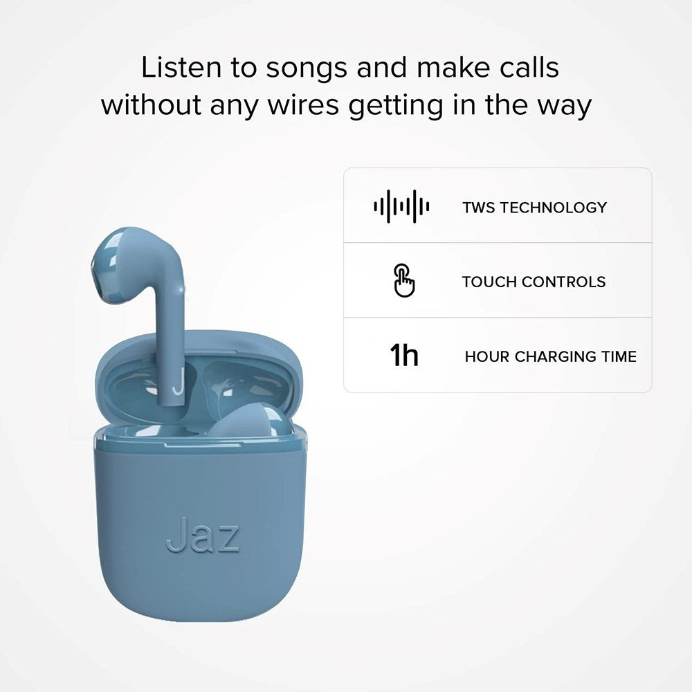 Jaz Silk True Wireless Bluetooth In-Ear Høretelefoner - Blå