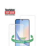 Samsung Galaxy A24 4smarts Second Glass X-Pro 360° Protection Set (Cover + Hærdet Glas)