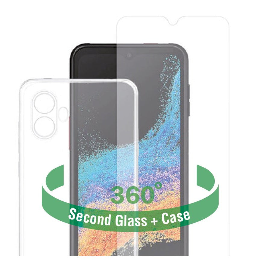 Samsung Galaxy XCover 6 Pro 4smarts Second Glass X-Pro 360° Protection Set (Cover + Hærdet Glas)