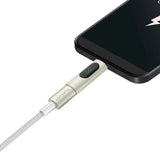 4smarts USB-C til USB-C 60W PremiumCord - 3x USB-C til USB-C Kabel m. USB-C Adapter & Forlænger - Hvid