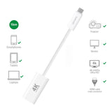4smarts 1.5m USB-C til HDMI Adapter - Hvid