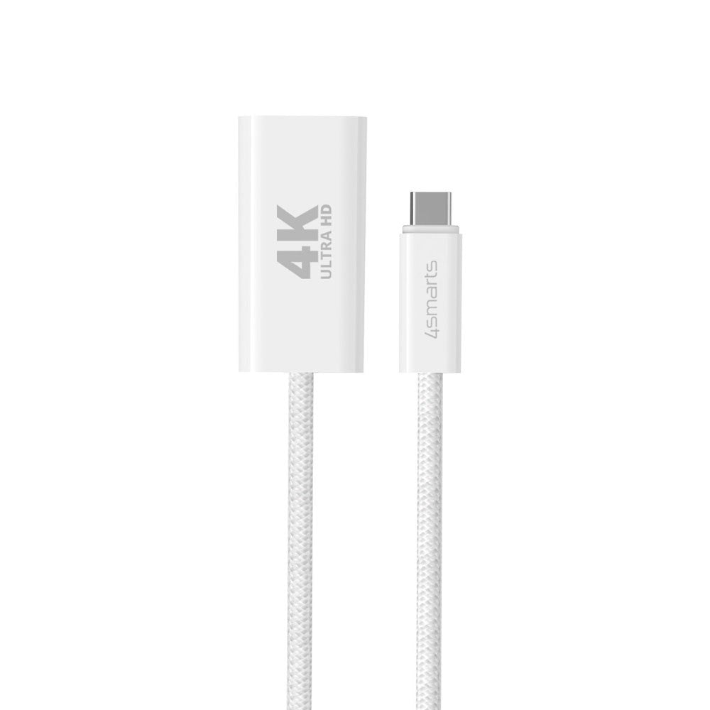 4smarts 1.5m USB-C til HDMI Adapter - Hvid
