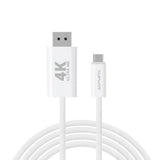 4smarts 2m USB-C til DisplayPort Kabel - Hvid